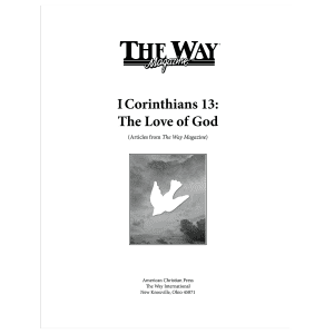I Corinthians 13: The Love of God