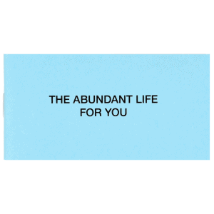 The Abundant Life for You Booklet