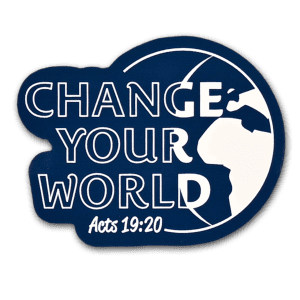 Change Your World Sticker