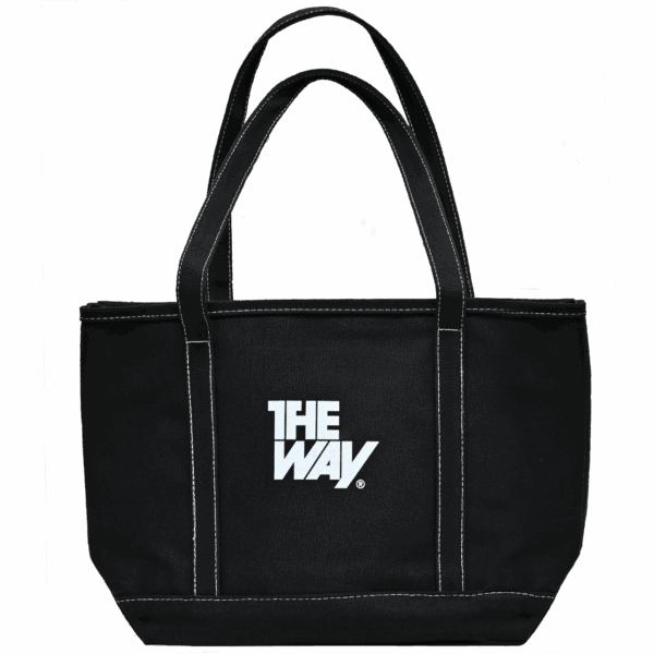 Black Way Logo Canvas Bag - Image 3