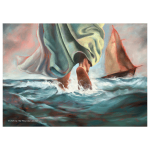 The Walk of Power Art Print and Note Cards