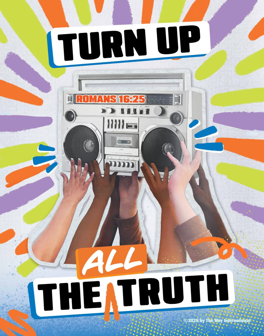 Turn Up the All Truth! Theme Note Cards (8 pack)